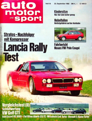Deckblatt Auto Motor und Sport (19/1982)